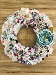 Maybe you would like to learn more about one of these? Little Rag Wreath Home Decor Door Decor Floral Wreath Gift Fabric Wreath Art Craft Store American Farmhouse Style Crafts
