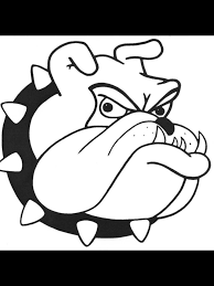 Black And White Bulldog Clipart Pin By Angie Haggard On Silhouette Idears Bulldog Clipart Bulldog Drawing Bulldog Cartoon