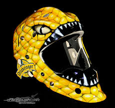 In der regel wurde er yamori (ヤモリ, lit. Airbrush Eishockey Torwartmasken Airbrusher Peter Eichinger 1210 Wien