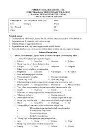 Bimbingan belajar brilian soal pat ipa kelas 3 sd, soal ukk ipa kelas 3 sd, soal ukk kelas 3 sd. Soal Ips Kelas 3