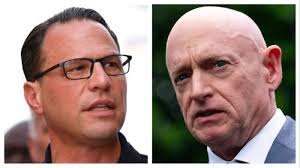 Josh Shapiro, Mark Kelly top picks for Kamala Harris's VP in poll