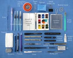 Everyday Artist Compact Carrier For Travel Art Supplies Travel Art Kit Everyday Artist Art Kit