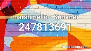 Ophelia roblox id code : Marshmello Summer Roblox Id Music Code Youtube