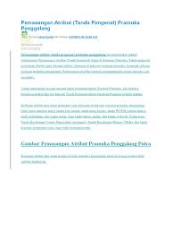 Maybe you would like to learn more about one of these? Pemasangan Atribut Pramuka Penggalang Pdf