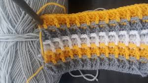 Waffle Renkli Bebek Battaniyesi Tigisi Orgu Youtube Orgu Tig Isleri Tig Isi Modelleri