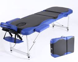 3 Fold Professional Portable Folding Massage Bed With Carring Bag Salon Furniture Bed Foldable Beauty Spa Massage Tab Salon Furniture Bed Furniture Massage Bed
