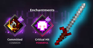 Cooldown, potion barrier, deflect (the first two are essential for me and the third is what was available) harp crossbow: Rapier With Committed Critical Hit Minecraft Dungeons