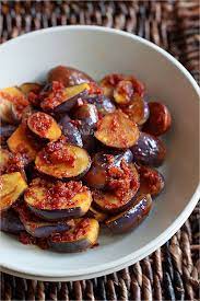Sambal Eggplant Aubergine Brinjal Easy Asian Recipes At Rasamalaysia Com Recipes Food Malay Food