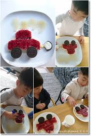 今週の常備菜 普通の調理でピーマン食べたどぉ と王子の誕生日番外編 素敵な日々ログ la vie quotidienne 車 ケーキ お菓子作り オレオ