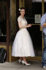 The Marvelous Mrs Maisel Vintage Dresses Tea Length Wedding Dress Vintage Dresses