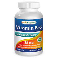 Some people have reported temporary symptoms of peripheral neuropathy (tingling, numbness sensation, decreased sensation to touch or balance difficulties) when taking vitamin b6 in doses above 300 mg daily, especially if the nutrient is taken without other b complex vitamins. Best Naturals Vitamin B 6 25 Mg 250 Tablets Walmart Com Walmart Com