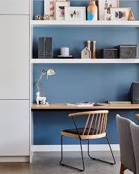 Laminex Making It Easy To Get The Job Done With This Impressive Office Nook Featuring Diamond Gloss Polar White On The Shelves And Office Nook Home Decor Home