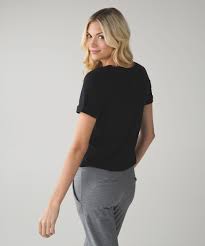 Lululemon Love Tee Ii Black Lululemon Tees T Shirts For Women