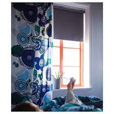 Fyrtur Blackout Roller Blind Wireless Battery Operated Gray 34x76 Ikea In 2021 Roller Blinds Blackout Roller Blinds Smart Blinds