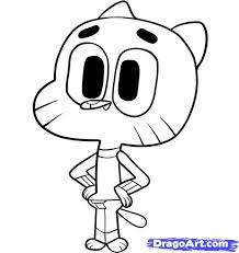 Gumball New Character Coloring Page From The Amazing World Of The Amazing World Of Gumball World Of Gumball Gumball