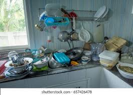 Download dirty kitchen images and photos. Dirty Kitchen Should Be Cleaned Stock Photo Edit Now 657426478