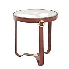 Round Side Table Eichholtz Belgravia Leather Side Table Side Table Round Side Table