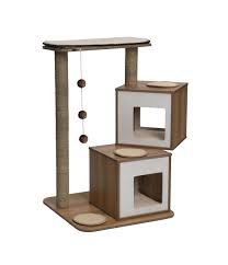 Vesper Cat Furniture V Double Walnut Vesper Cat Furniture Modern Cat Furniture Cat Furniture