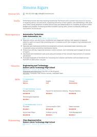 Tips for creating a great diesel mechanic cv. Automotive Resume Samples Kickresume