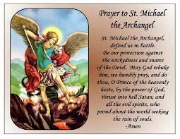 St Michael The Archangel Prayer Magnet Ebay Archangel Prayers St Michael Prayer St Michael Archangel Prayer