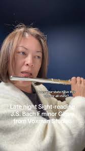 Late Night Sight-Reading of J.S. Bach's Gigue