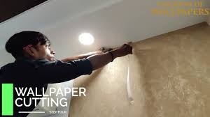 Every single one of us has extensive experience with kitchen and bathroom. How To Apply Wallpaper On Wall With Glue Wallpaper With Adhesive Wallpaper For Walls Application Youtube