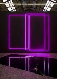 Contemporary Art Blog Neon Art Light Installation Purple Art
