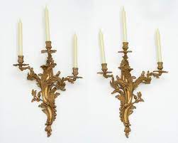 Bronze wall sconce candle holder. 2 Antique French Louis Xv Rococo Xvii Xviiith Style Bronze Wall Sconces Candle Holders Deco Candle Holder Wall Sconce Candle Wall Sconces Bronze Wall Sconce