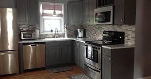 Stone Grey Shaker Kitchen Cabinets Rta Kitchen Cabinets Kitchen Cabinets Grey Shaker Kitchen