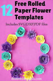 Download 12 Free Rolled Flower Svg Templates Free Paper Flower Templates Paper Flowers Paper Flower Template Yellowimages Mockups