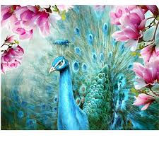 3d Mosaic Home Decor Kit Peacock High Quality Diamond Painting Cross Stitch From Zooya Muses Store On Aliexpre Cross Paintings Painting Oil Painting Background