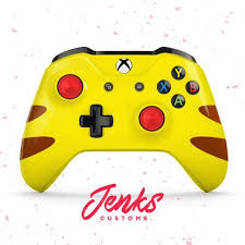 Pikachu Inspired Xbox One Controller Custom Xbox Xbox One Controller Custom Xbox One Controller