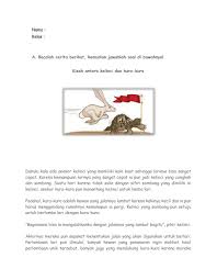 Tulis namamu di sudut kanan atas. Soal Latihan Cerpen Interactive Worksheet