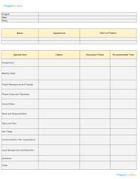 Kickoff Meeting Agenda Template For Successful Projects Projectcubicle It usually occurs soon after project initiation. kickoff meeting agenda template for