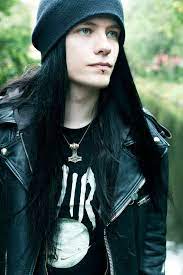 Pin By Noctevenandi On Pictures Goth Guys Metalhead Guy Long Hair Styles