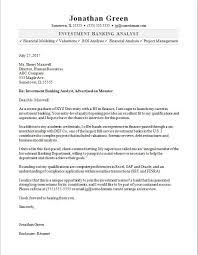Build an immediate connection to the reader. Investment Banker Cover Letter Sample Monster Com