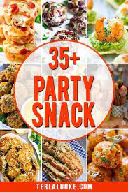 35 Perfect Party Snack Ideas Easy Party Appetizers Appetizers For Party Quick Party Food Easy Party Food