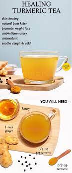Healing Turmeric Tea Recipe Turmeric Tea Recipe Turmeric Tea Tea Recipes