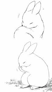 Bunny Drawing Craftidea Org Bunny Art Drawings Art Sketches