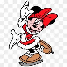 Maybe you would like to learn more about one of these? Minnie Mouse Mickey Mouse Drawing Fictional Character Minnie Mouse Christmas Skating Clipart 3783641 Pikpng