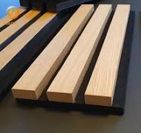 Wooden Slats Wall MDF Wood Veneer PET Acoustic Panel - Buy ...