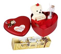 It's the day of the year to celebrate the love and romance you share with your partner. Valentine Day Gift For Girlfriend Heart Shape Gift Box Ferrero Rocher Chocolate Chocolates Gift For Girlfriend Wife Fiancee Girls