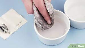 For a quick fix, mix equal parts of vinegar and water and soak the jewelry in the solution. 3 Ways To Clean Stainless Steel Jewelry Wikihow