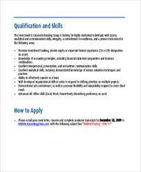 Experience in sales or customer service is a plus. Free 7 Investment Banker Job Description Samples In Ms Word Pdf