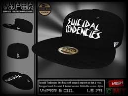 The impact of suicidal tendencies on all manner of heavy music that followed in the band's wake can not be underestimated. Second Life Marketplace Vyper Suicidal Tendencies Fitted Cap Unrigged Mesh With Deletable Resize Script