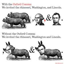 The Oxford Comma Poster