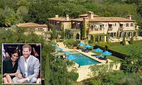 Ma a montecito, nella contea di santa barbara l'enorme villa, sormontata da un parco con piscina e campi da tennis, è costata ai. Running Harry And Meghan S 14 7m Mansion Could Cost 4 4m A Year Harry And Meghan Prince Harry And Meghan Mansions