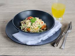 Understated, handcrafted delicious home cooking. Quick Couscous Salad With Peppers And Feta Kuechenlatein Com