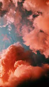 This application is the perfect companion for your phone. Cotton Candy Sky Art Clouds Wallpaper Iphone Sunset Clouds Coral Wallpaper