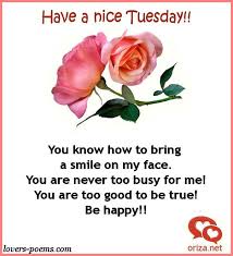 Check spelling or type a new query. Have A Nice Tuesday Lovers Poems By Oriza Net Portal Sms Mobile Messages Good Morning Wishes Friends Good Morning Dear Friend Morning Wish